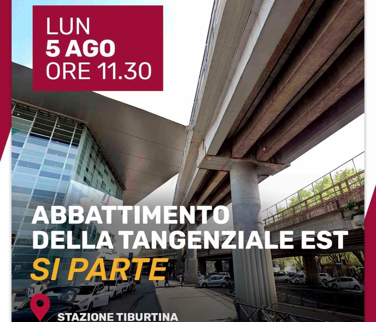 Evento Facebook tangenziale est