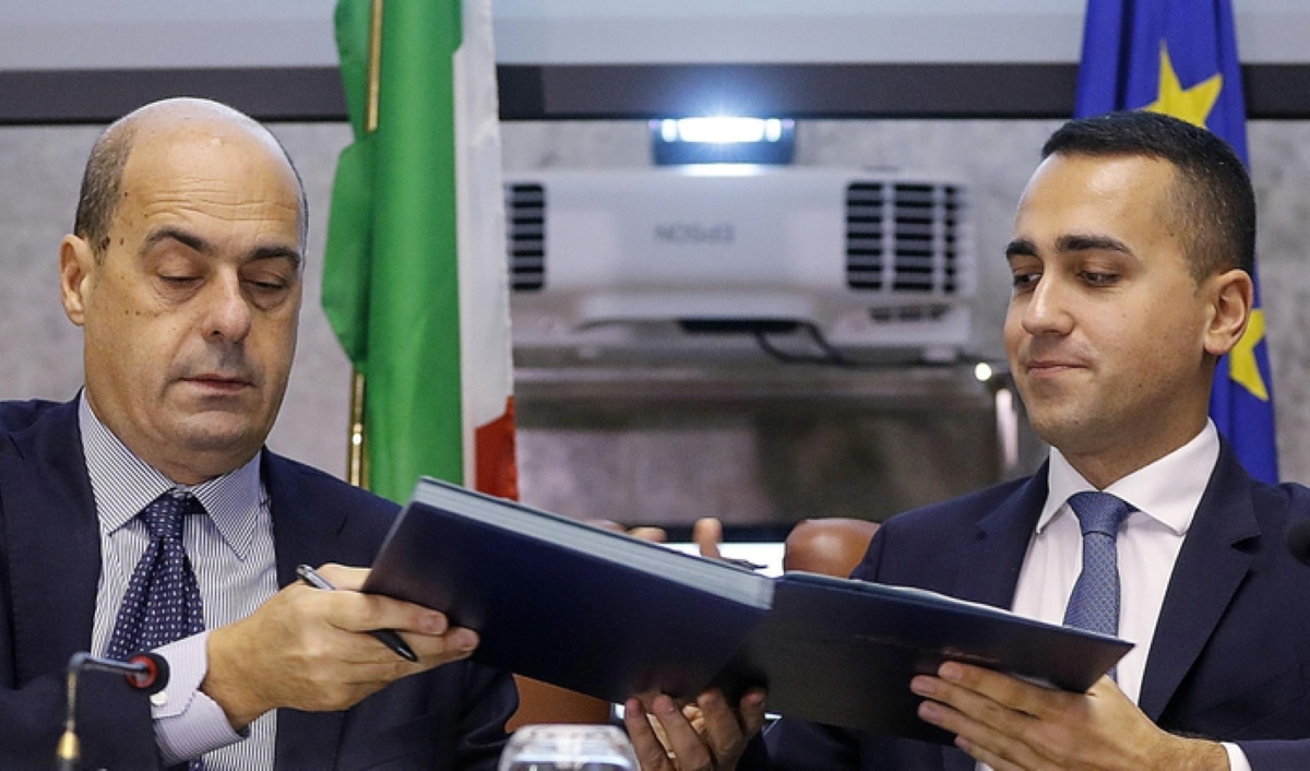 M5s Pd, Zingaretti e Di Maio