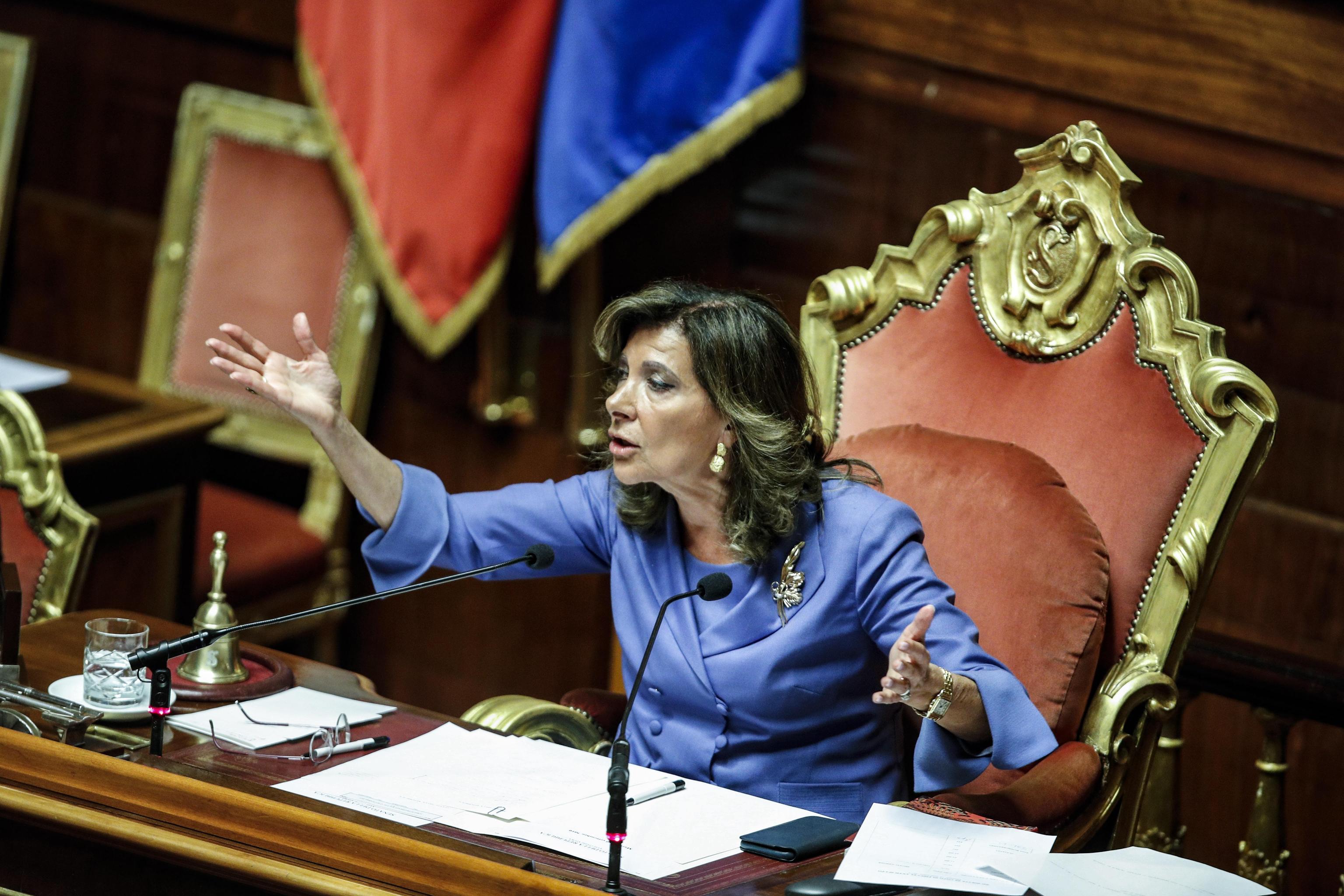 Casellati e il lapsus su Salvini