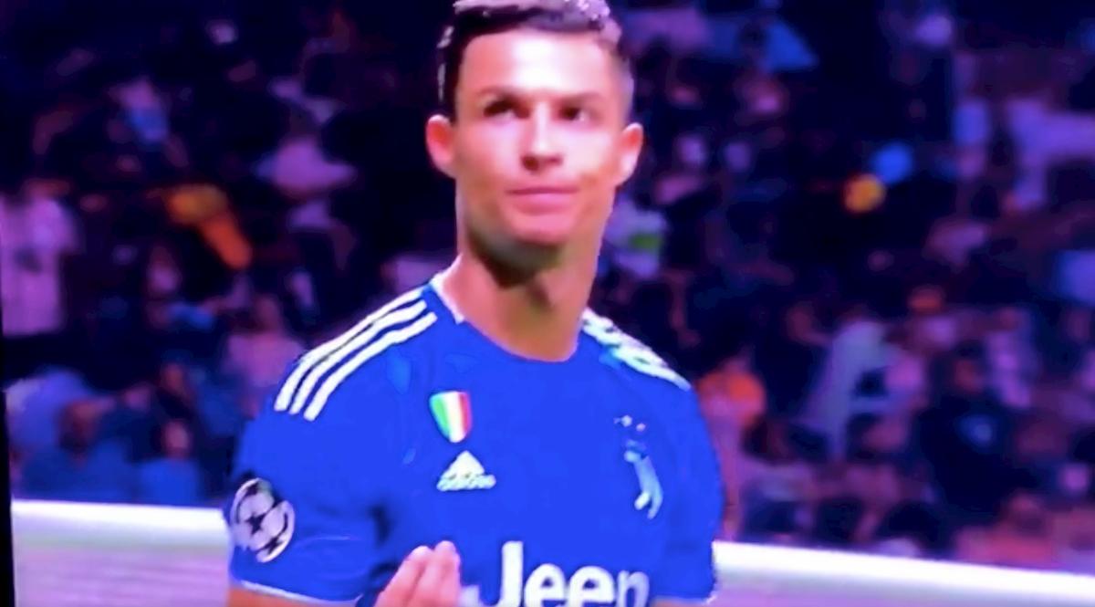 Cristiano Ronaldo gesto Atletico Juventus tifosi avete avuto paura eh?