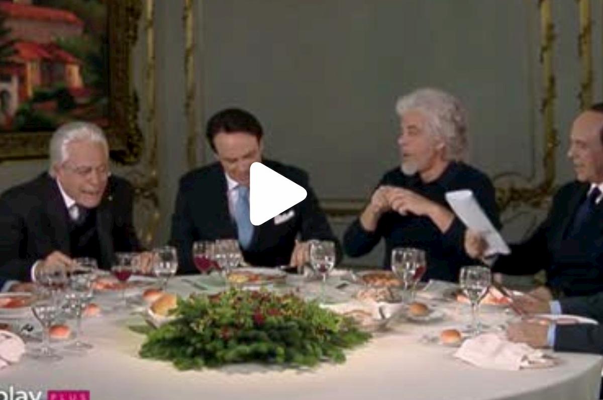 Crozza-Conte alla cena coi politici sfotte Salvini: "Io gli tasso anche i mojito" VIDEO