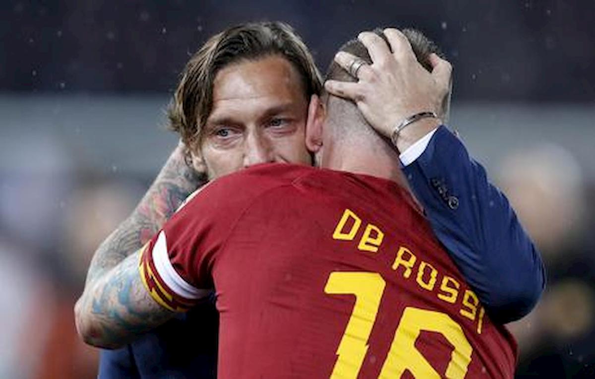 De Rossi Totti Nazionale festa Olimpico Vecchie Glorie Germania