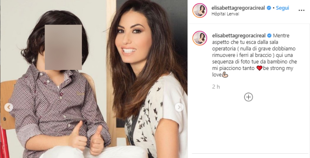 Elisabetta Gregoraci e Nathan Falco