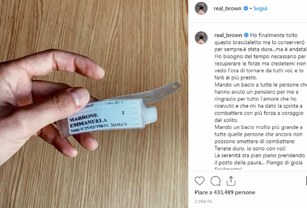 emma marrone foto ospedale