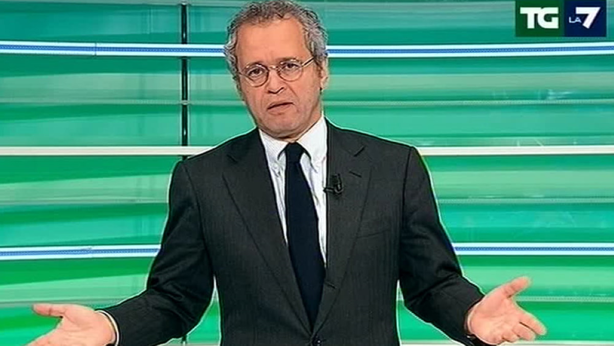 Enrico Mentana furioso fiducia Conte