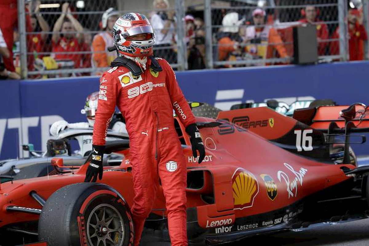 Formula 1 Russia griglia partenza Leclerc pole Hamilton Vettel