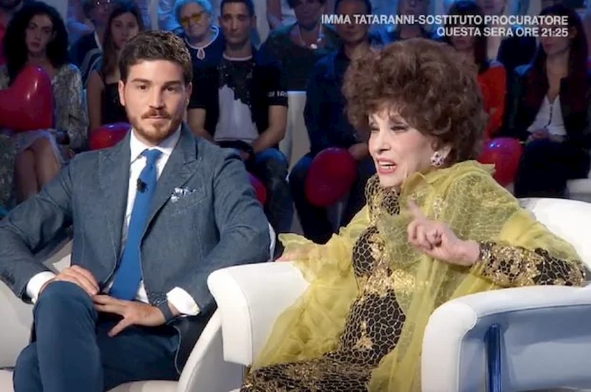 Domenica In, Gina Lollobrigida difende Andrea Piazzolla: "Dei miei soldi faccio quello che voglio"