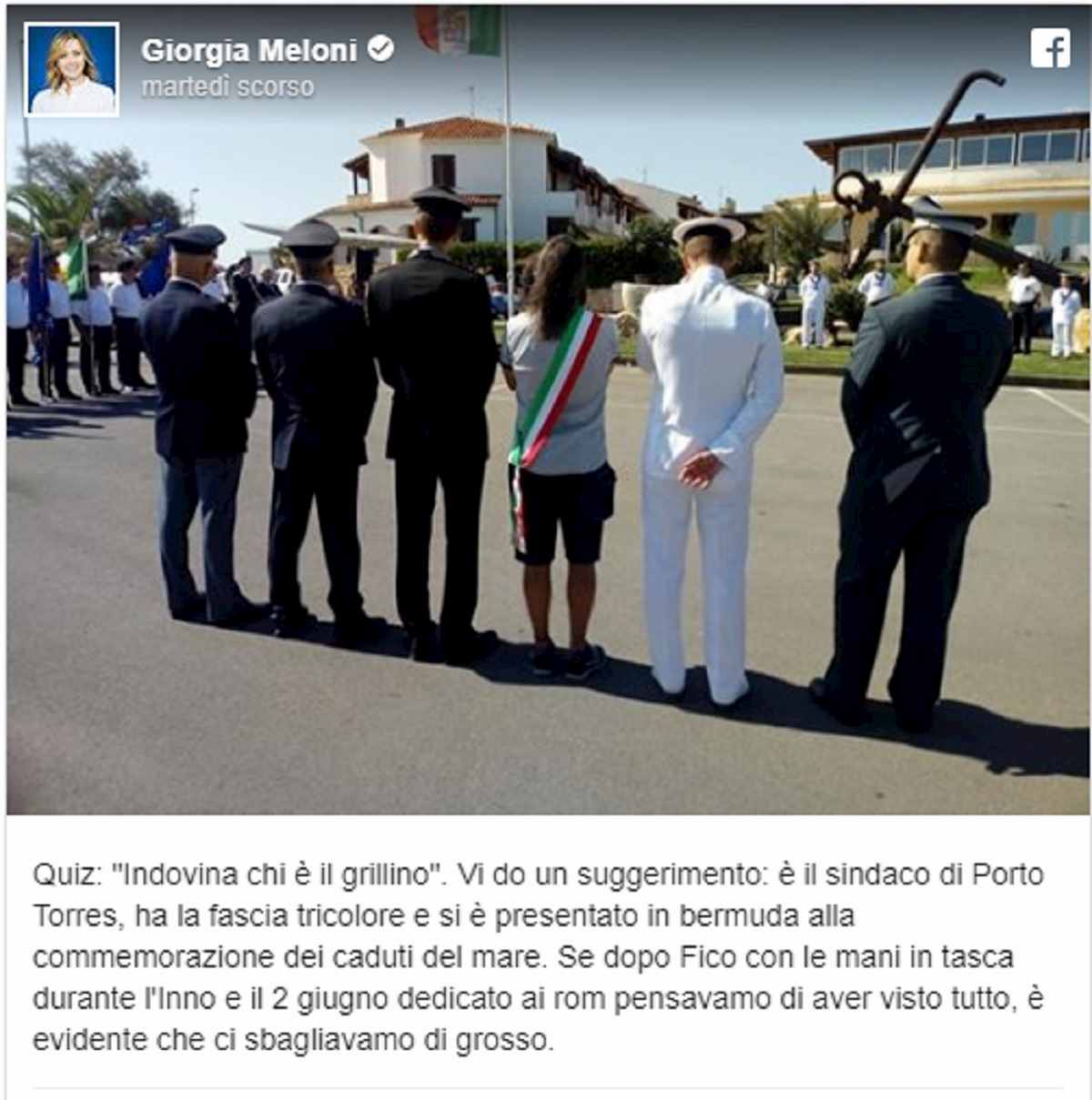 sindaco porto torres bermuda