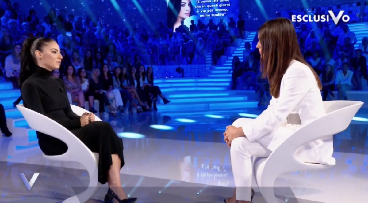 Giulia De Lellis a Verissimo