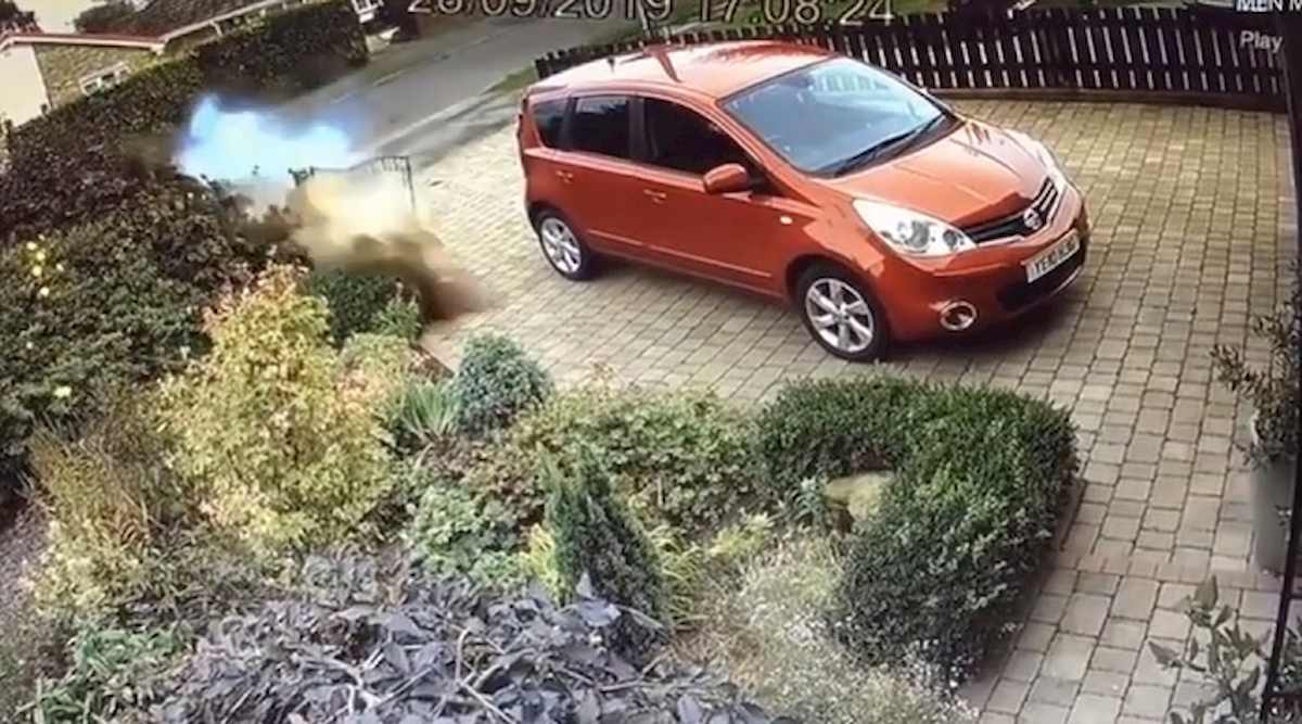 auto incidente strada privata