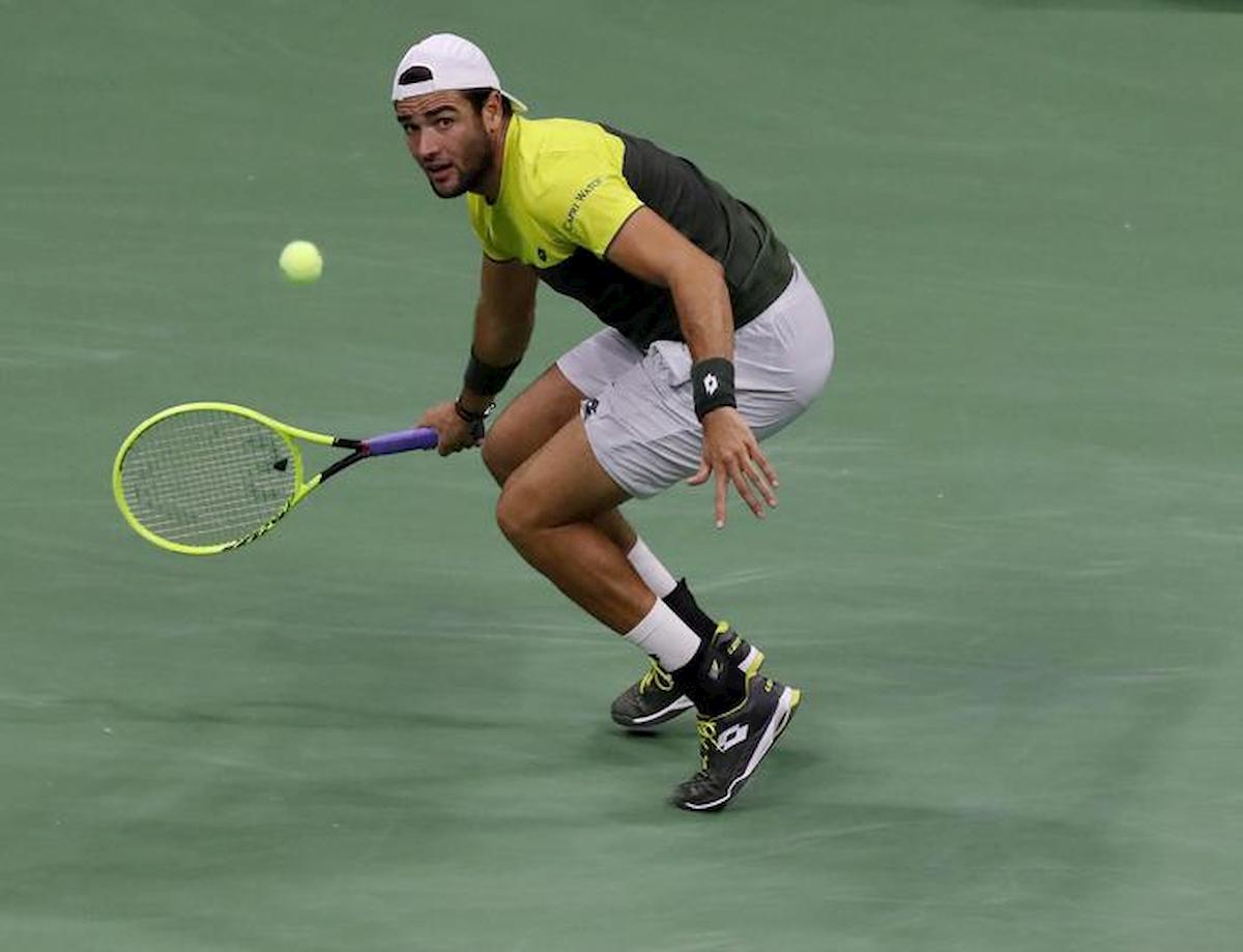 Matteo Berrettini Finals Djokovic infortunio spalla stagione finita
