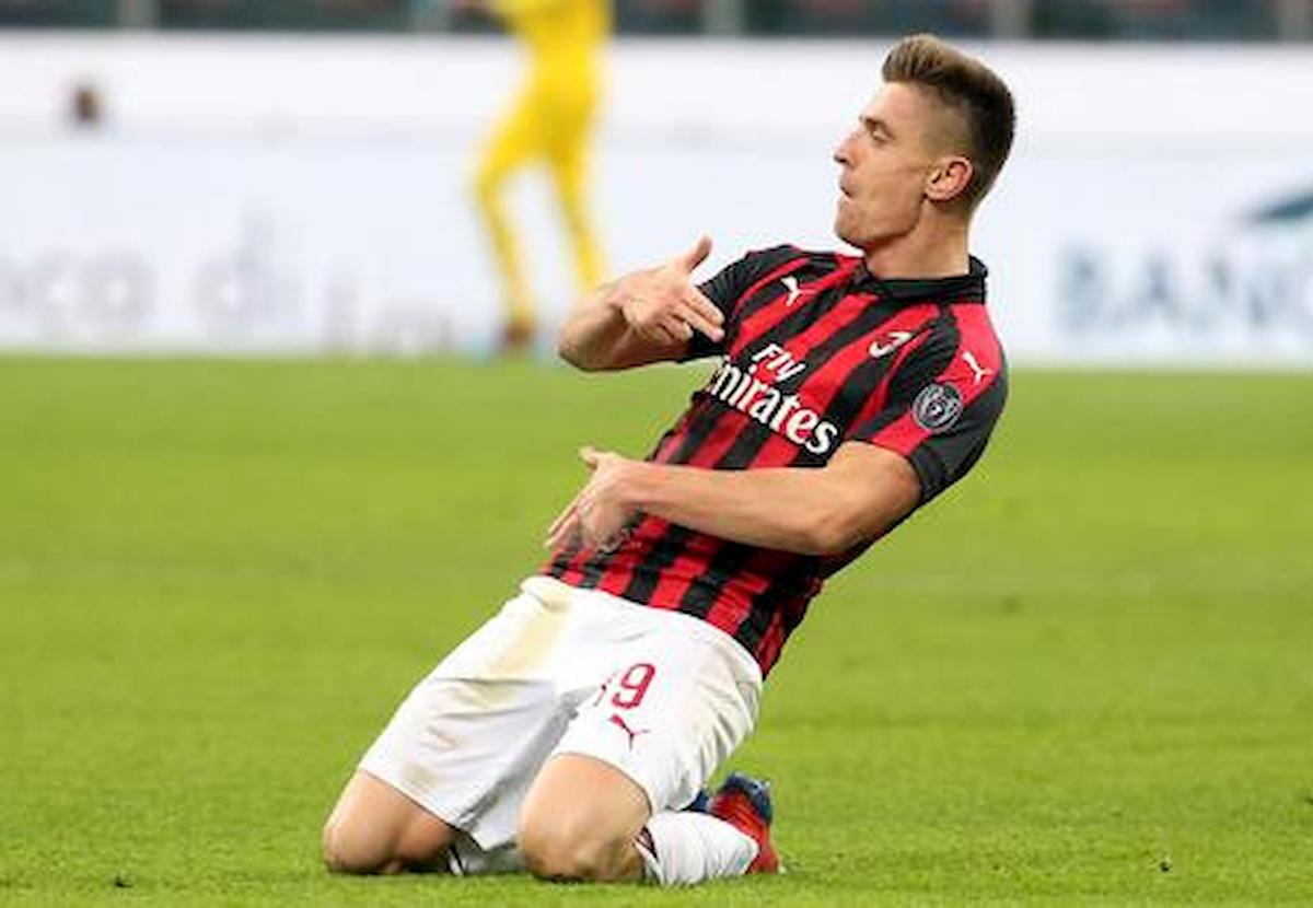 Piatek Verona Milan esultanza rigore zittisce qualcuno