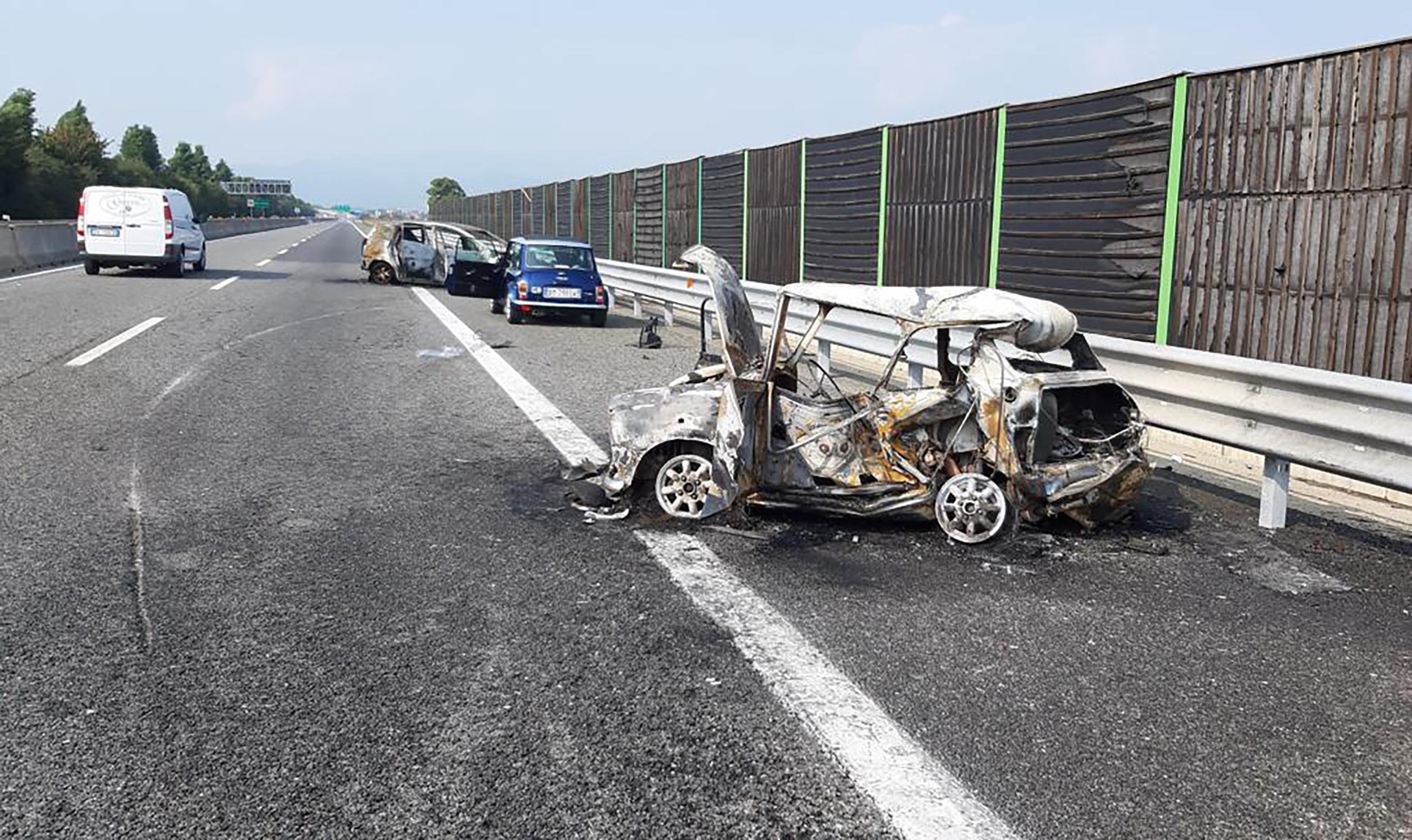 pinerolo incidente giuseppe pennacchio figlia morti