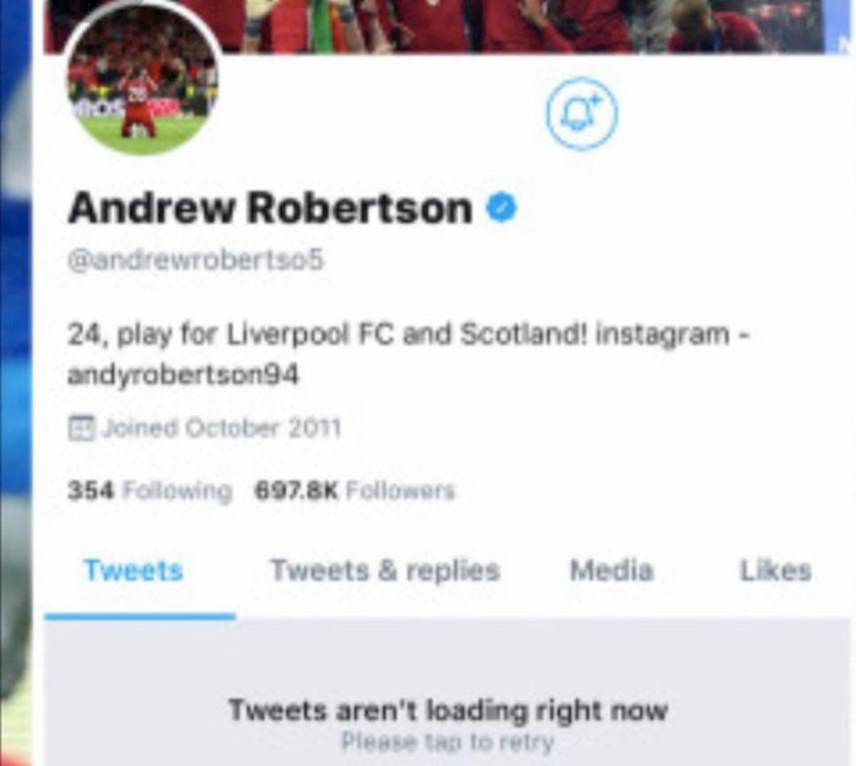 Robertson chiude Twitter Napoli Liverpool troppi insulti per rigore