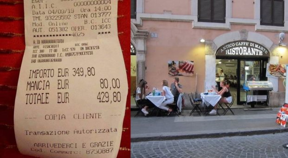 Giapponesi al ristorante a Roma, non dimenticheranno mai...il conto