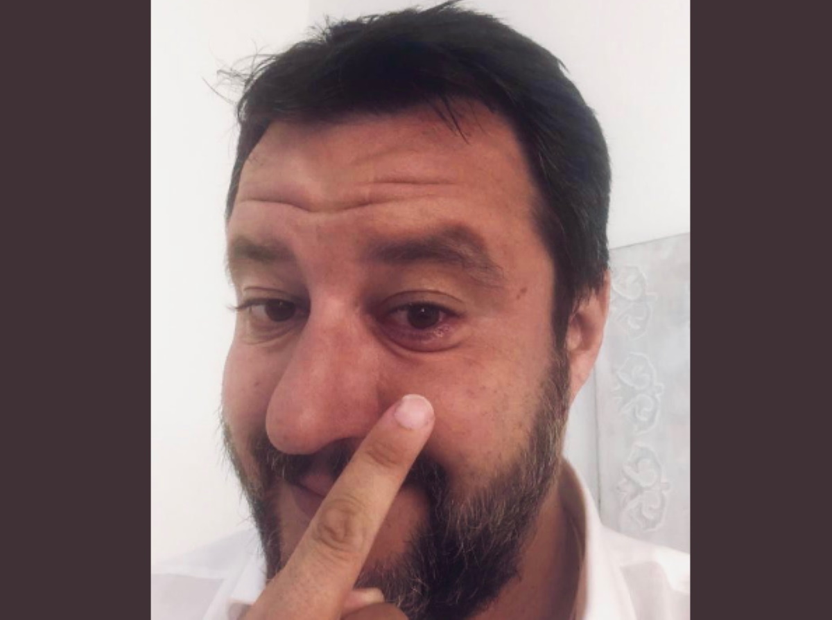 Salvini, l'orzaiolo e la replica di Burioni
