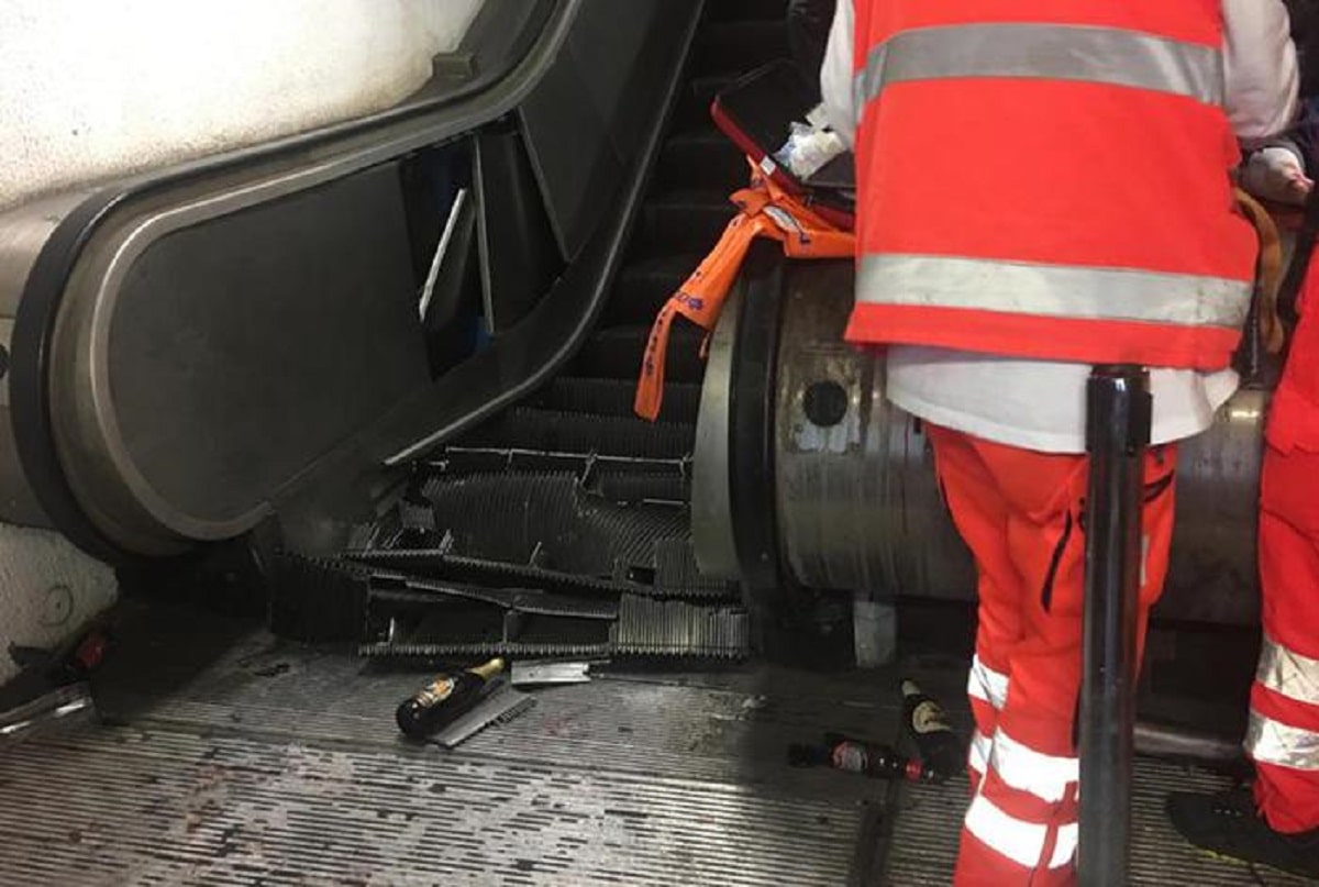 Roma, incidenti scale mobili: 4 misure cautelari a dipendenti Metro e Atac