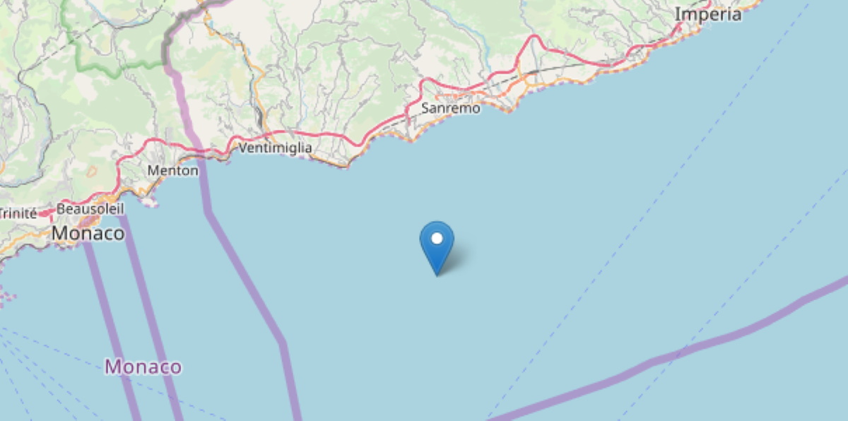 Terremoto Imperia scossa Sanremo
