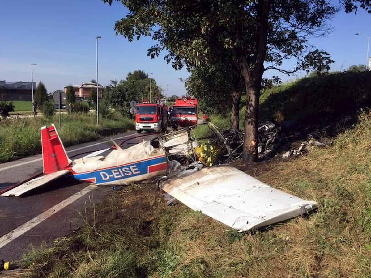 Bergamo, precipita ultraleggero: 1 morto e tre feriti