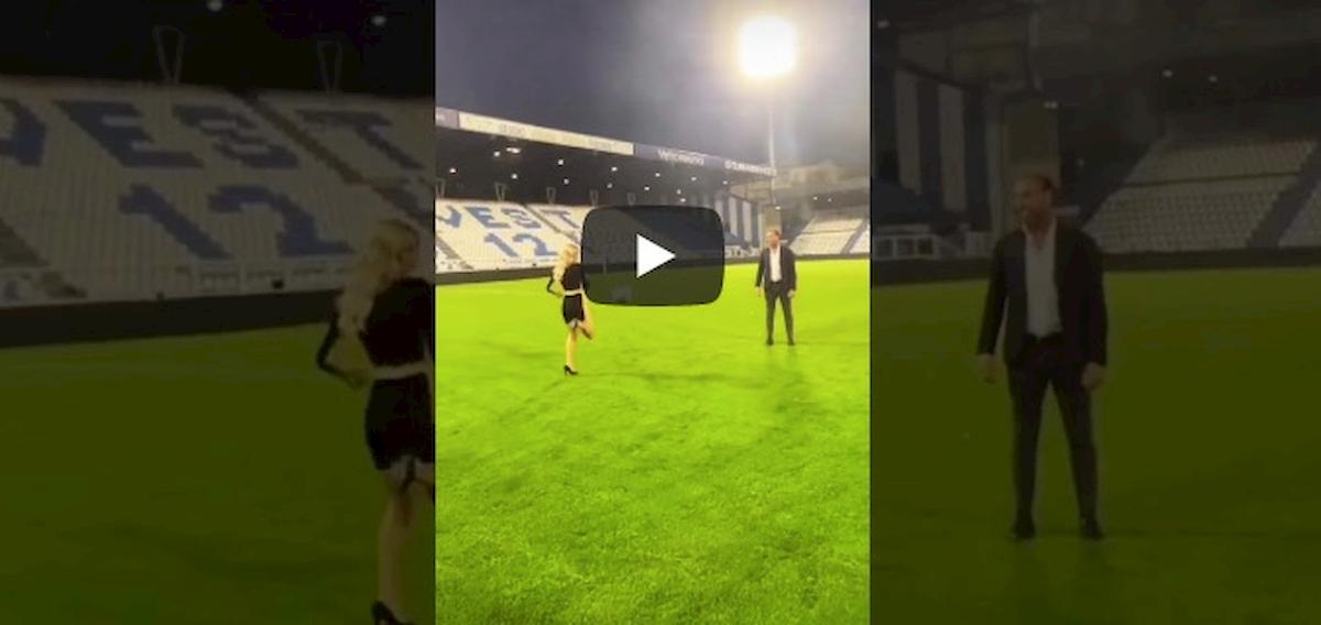 Diletta Leotta palleggi tacchi video YouTube Spal Napoli