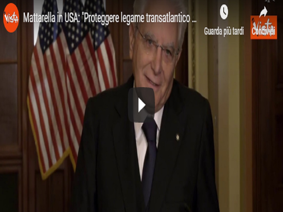 Sergio Mattarella in Usa
