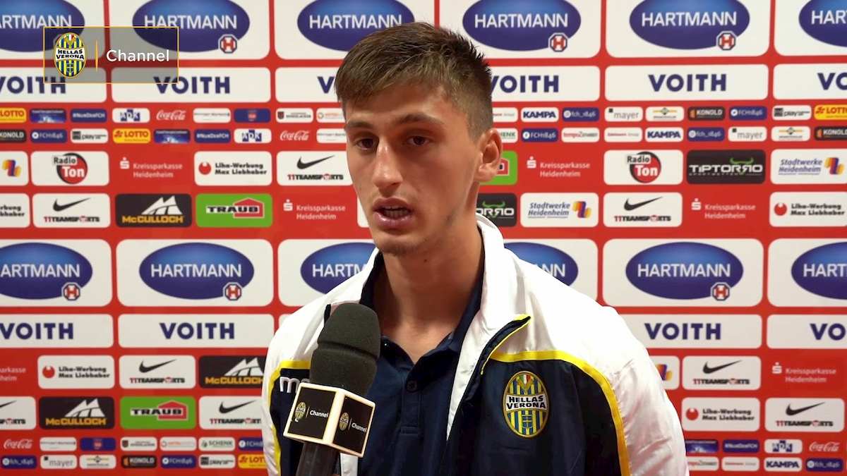 Marash Kumbulla Verona Sampdoria gol Serie A record