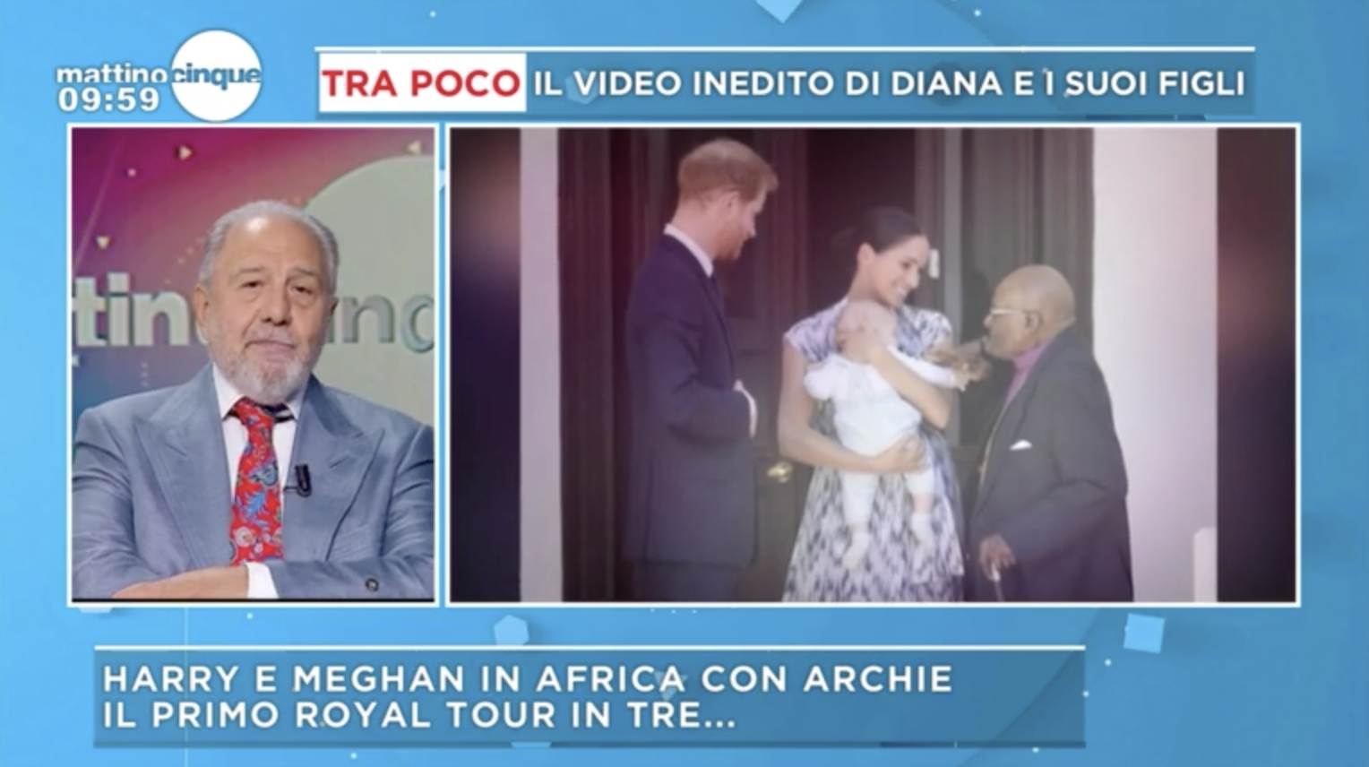 Antonio Caprarica a Mattino 5 contro Meghan Markle