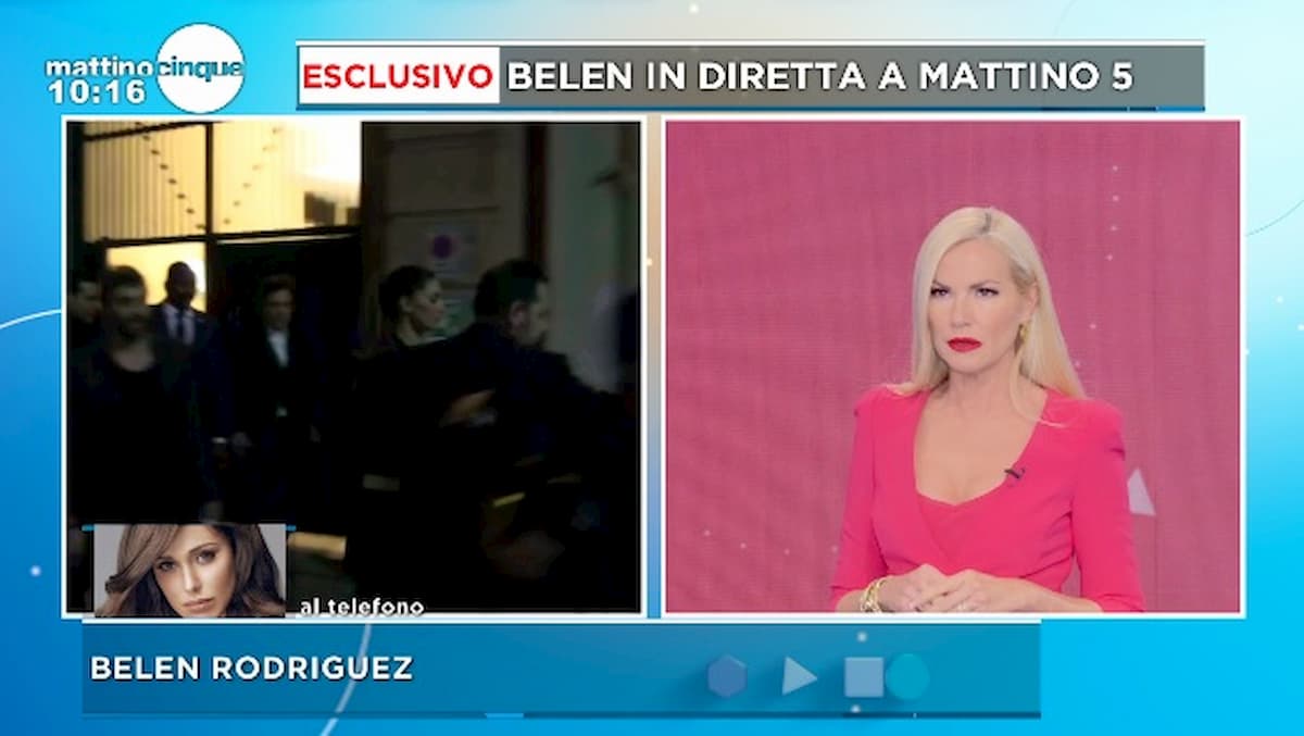 Mattino 5, Belen Rodriguez telefona in diretta: "I paparazzi ti portano all’esaurimento"