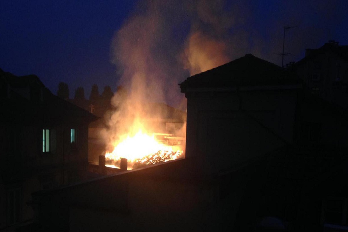 Fiamme alla Cavallerizza Reale, Ansa