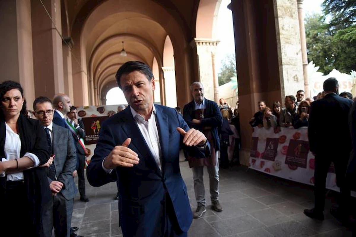 Il presidente del Consiglio, Giuseppe Conte, a Perugia all'Eurochocolate
