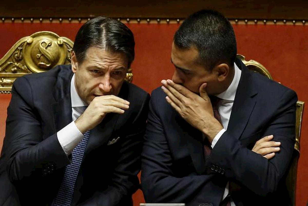 Il premier Giuseppe Conte e Luigi Di Maio (Ansa
