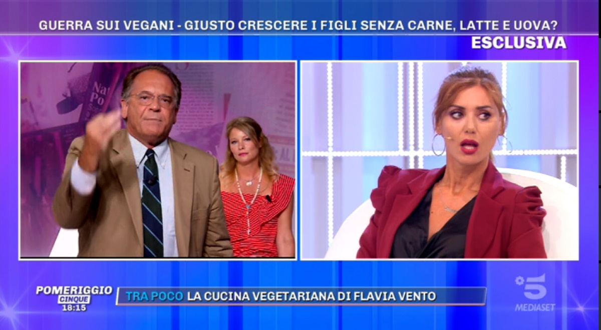 Daniela Martani e Cecchi Paone a Pomeriggio 5