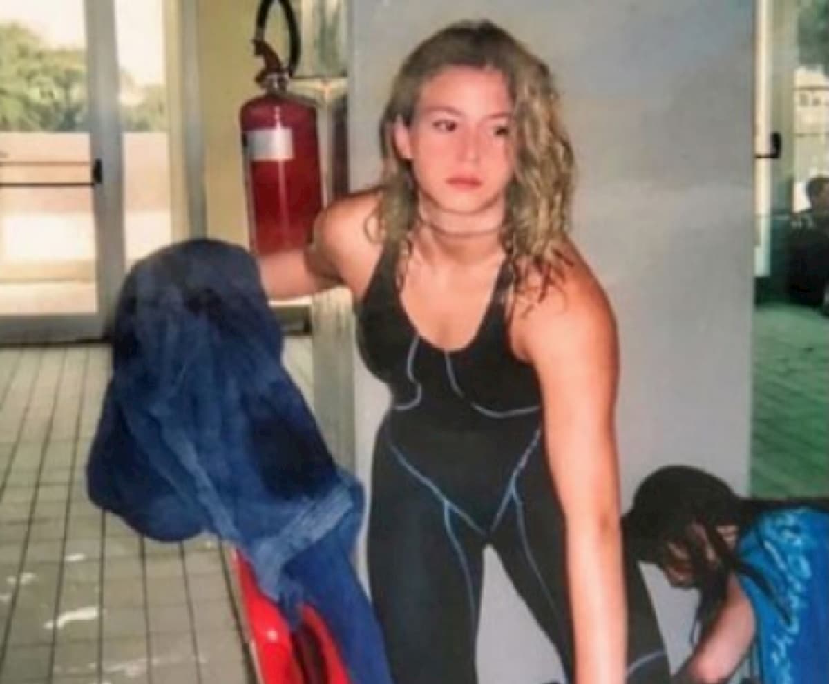 Diletta Leotta quando sognava di essere Federica Pellegrini: la foto a 12 anni
