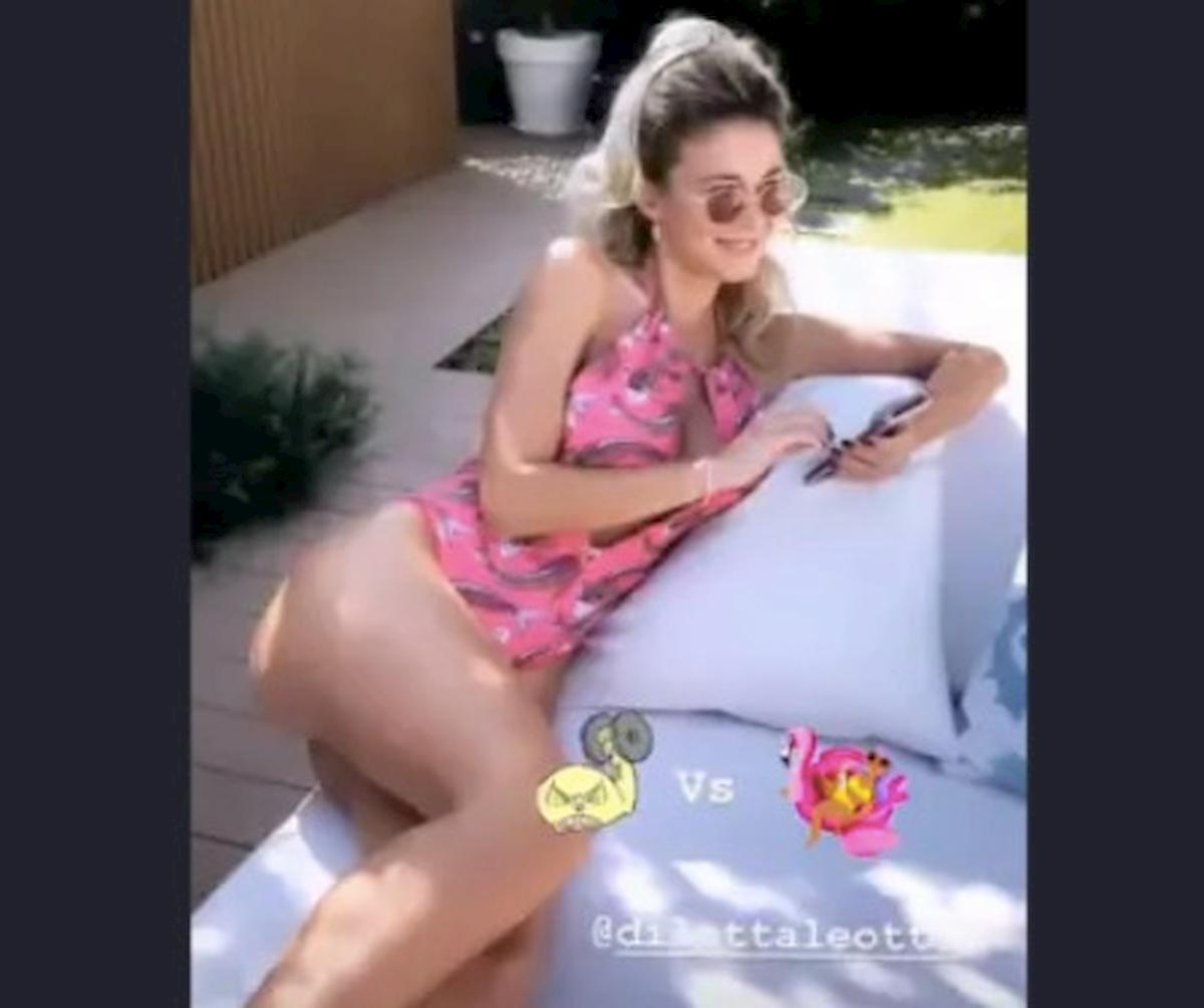 Diletta Leotta costume Instagram foto piscina spopola social network