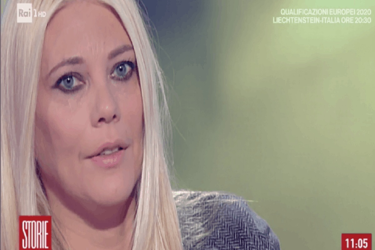 Eleonora Daniele nello studio di Storie Italiane