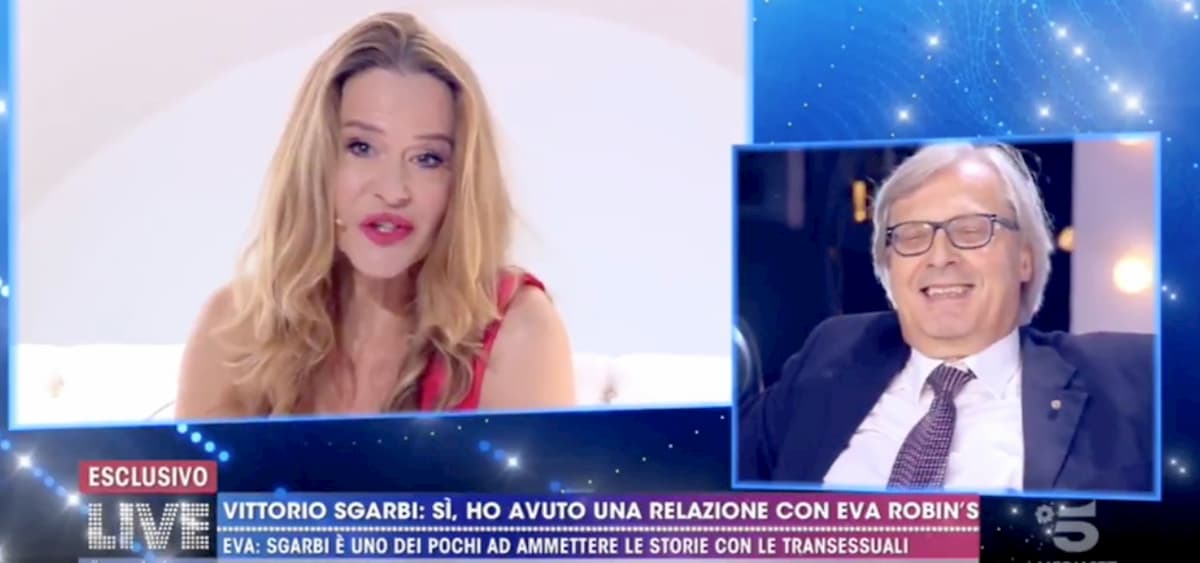 Live Non è la D'Urso, Vittorio Sgarbi: "Quella notte con Eva Robins e la morta..."