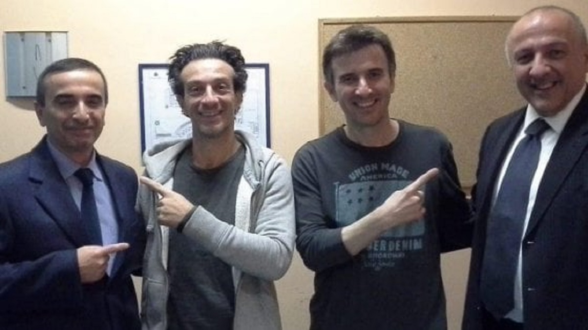 Ficarra e Picone in questura con i loro omonimi, il Questore e il vice