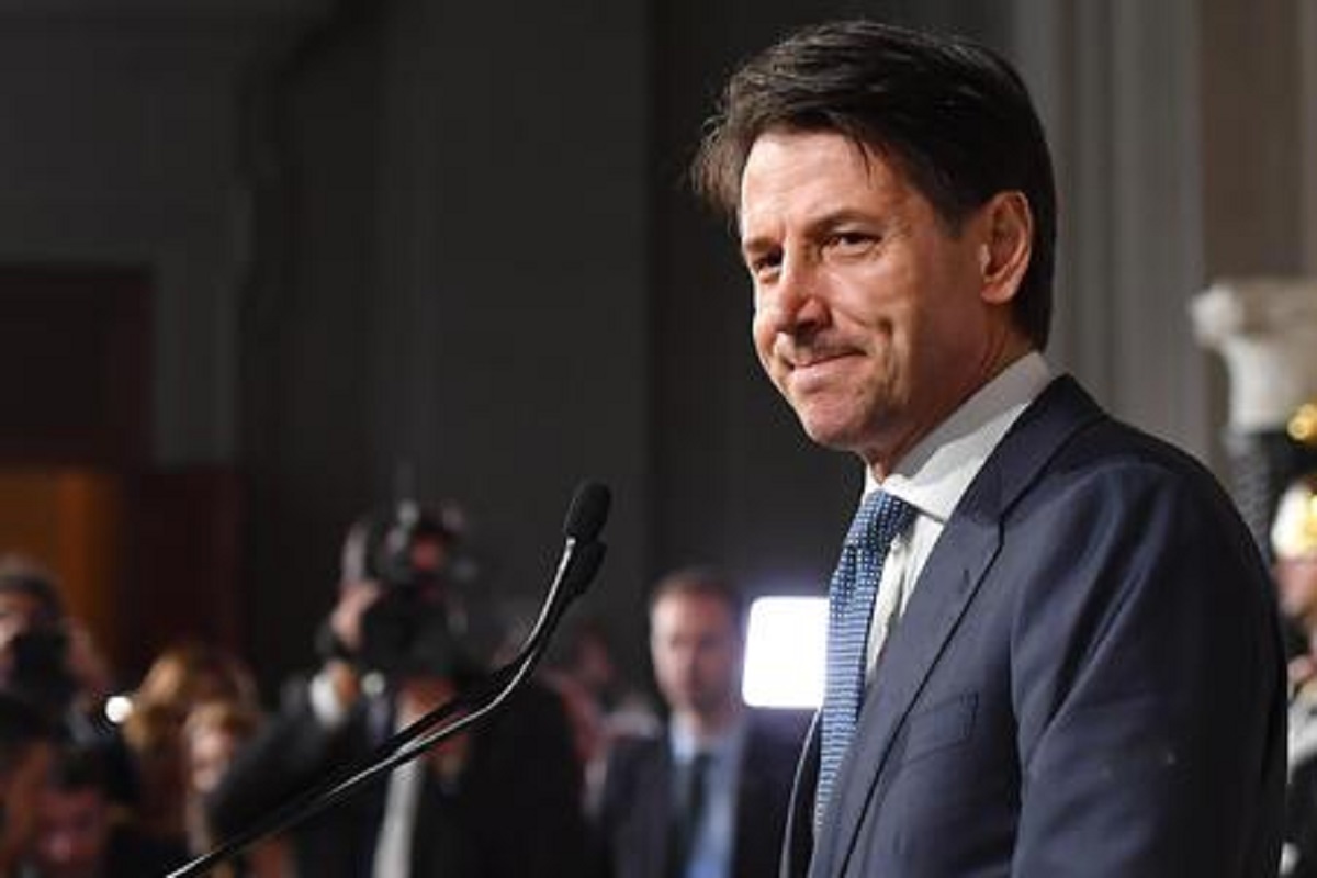 Il premier Giuseppe Conte, Ansa