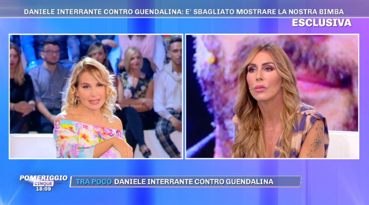 Guendalina Canessa Pomeriggio 5 daniele interrante