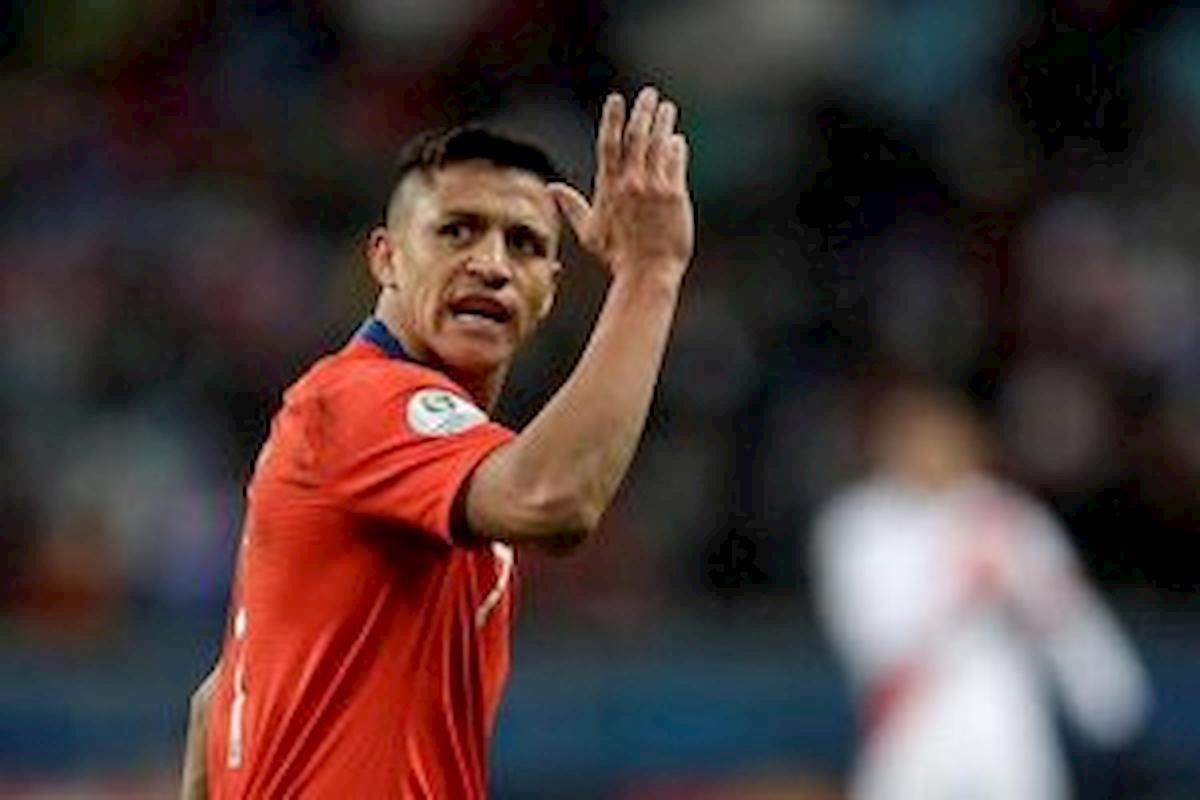 Inter Alexis Sanchez infortunio Nazionale Cile ecco cosa si è fatto