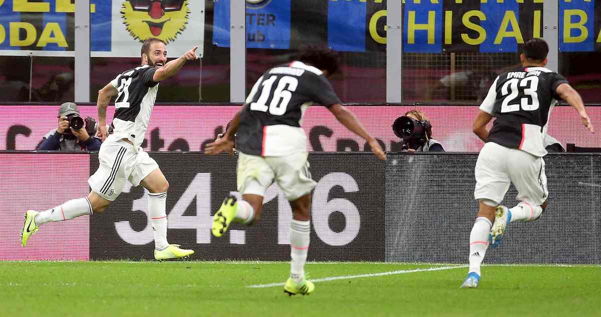 Inter Juventus 1 2 gol higuain