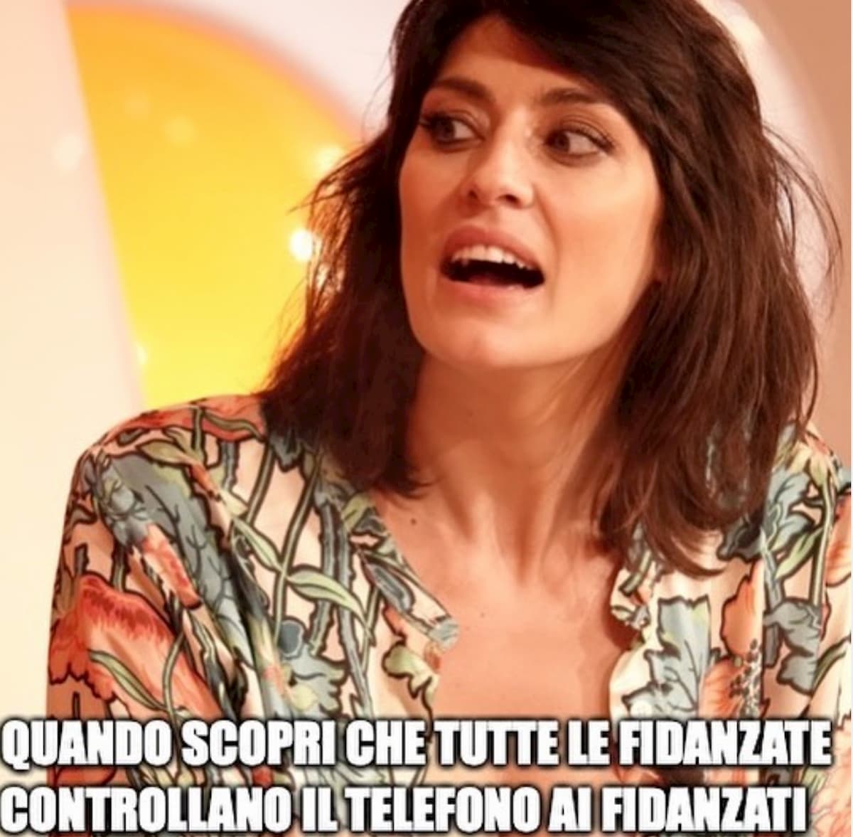 Elisa Isoardi, meme Instagram: "Quando scopri che tutte le fidanzate controllano il cellulare ai fidanzati: io come le altre"