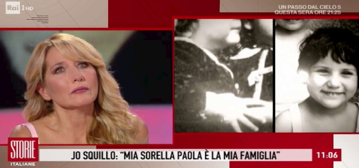 Storie Italiane, Jo Squillo piange per la morte dei genitori: "Ho fatto molta fatica"