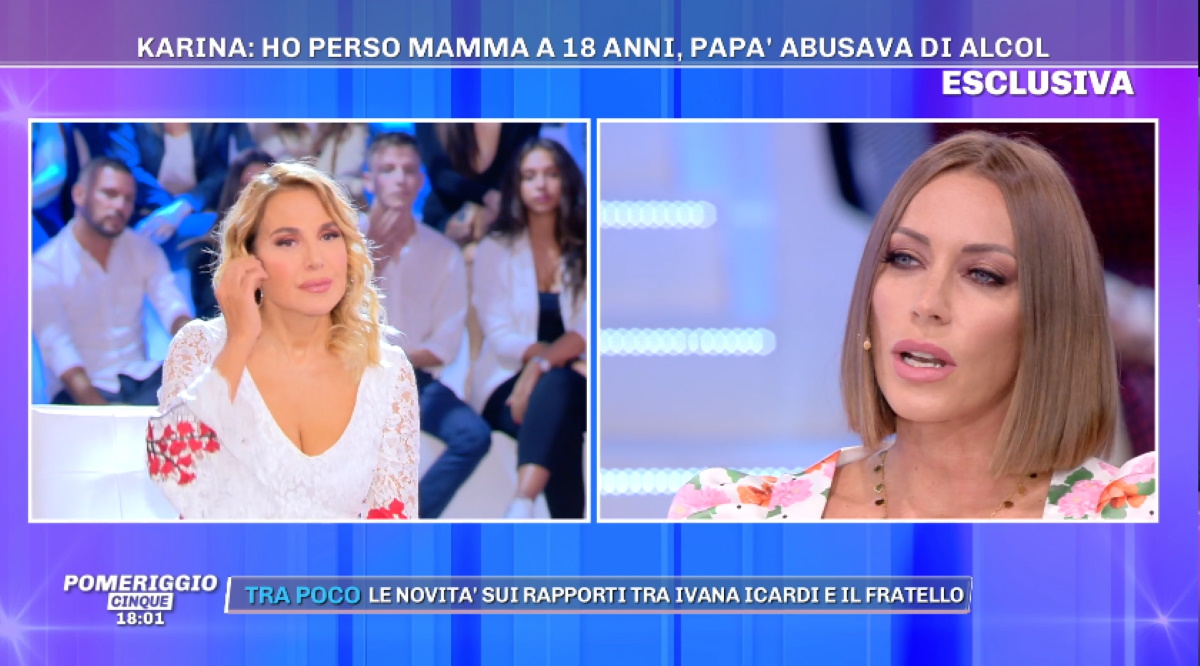 Karina Cascella padre alcol