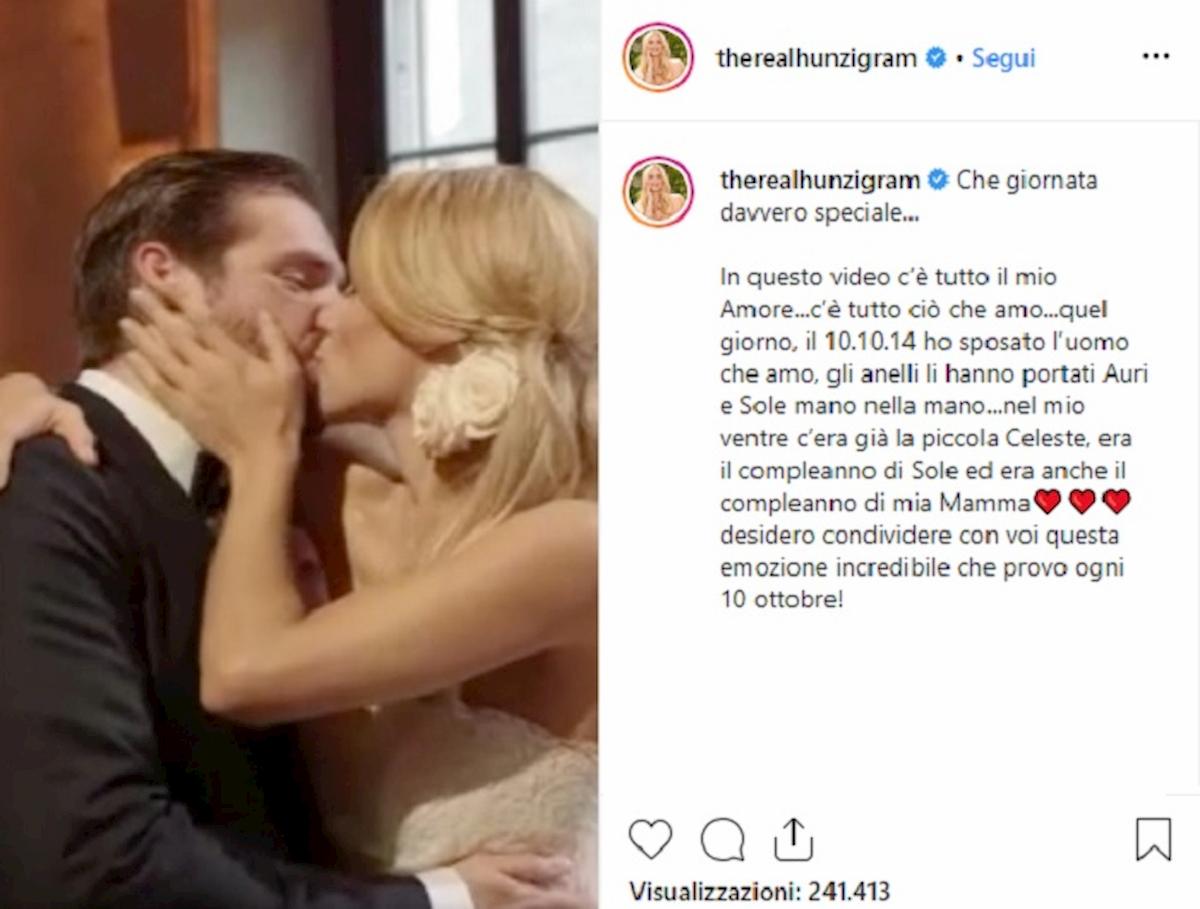 michelle hunziker 5 anni fa nozze con tomaso trussardi