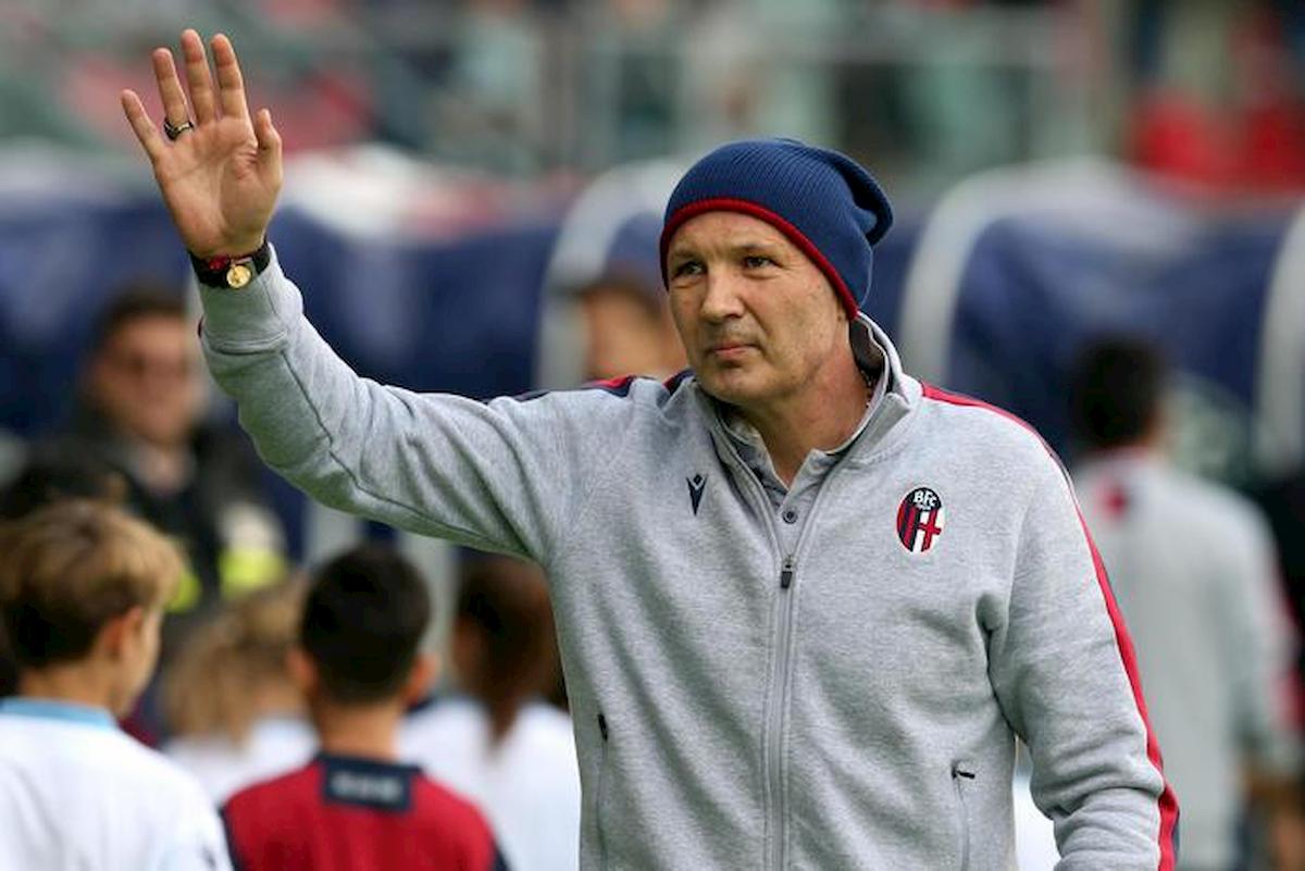 Mihajlovic Bologna Lazio video YouTube ingresso squadre in campo ovazione