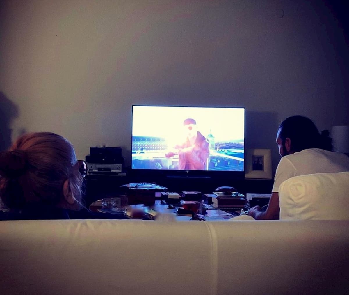 La foto con Mina postata su Instagram da Benedetta Mazzini