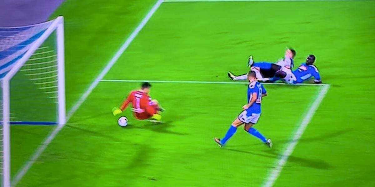 Napoli Atalanta papera Meret su tiro di Freuler era innocuo