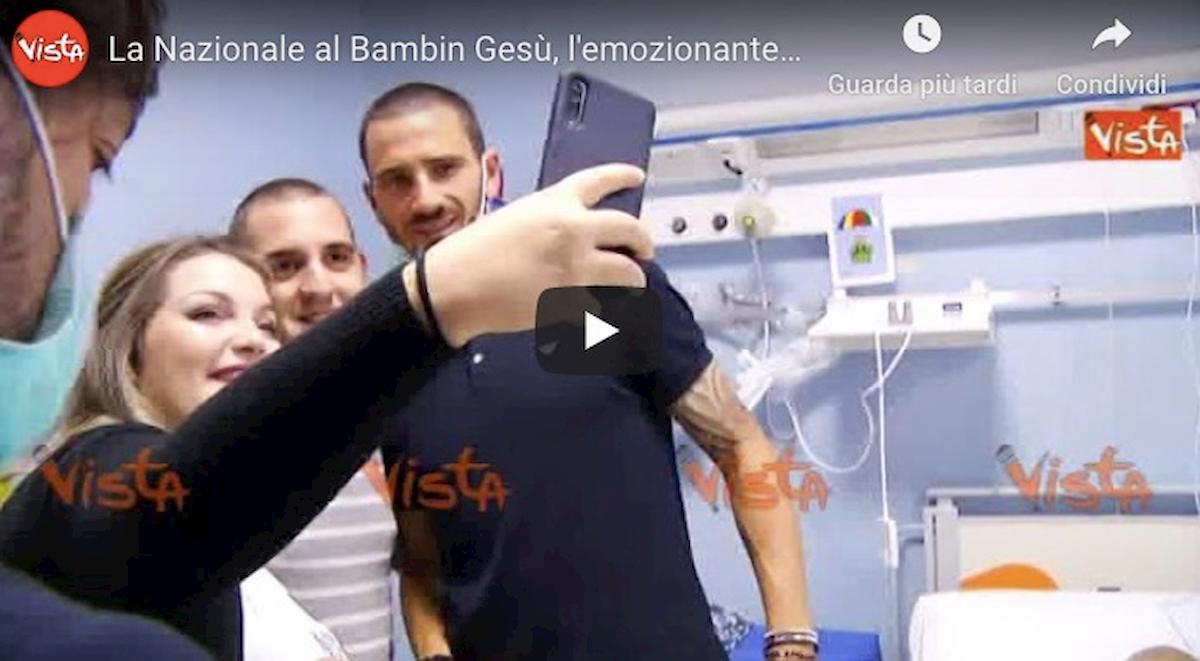 Nazionale Bambino Gesù Acerbi gesto che ha commosso tutti