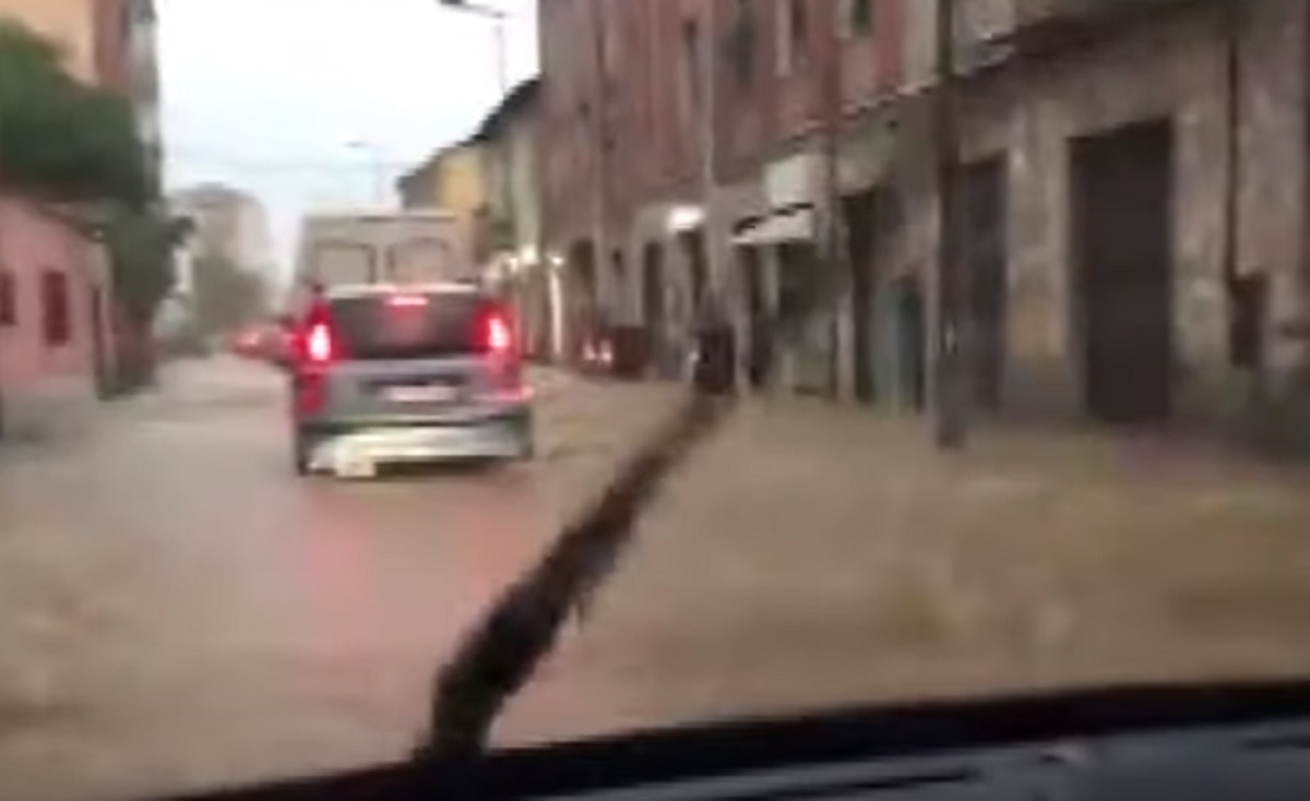 Bomba d'acqua in provincia di Alessandria: in arrivo nuove piogge VIDEO